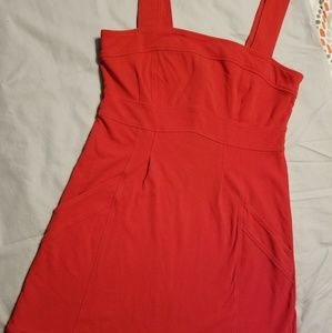 Lands End red dress